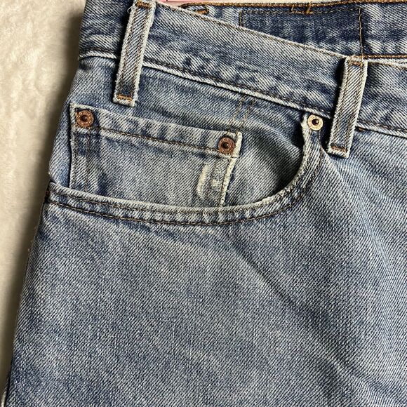 Levi's 550 relaxed fit vintage Faded men's 40×30 blue Jeans Light Wash - Picture 8 of 11